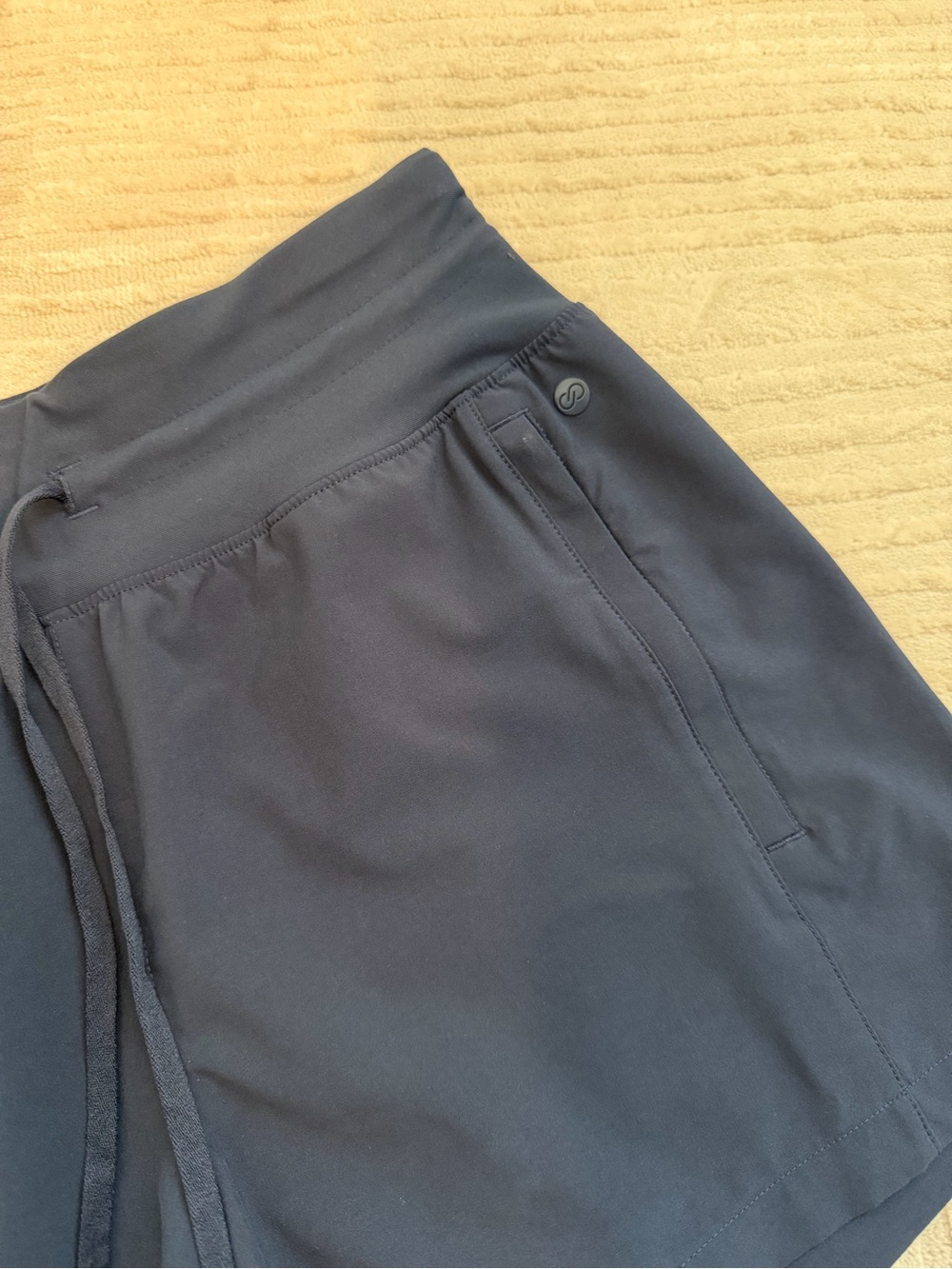 CALIA Women’s Blue Athletic Pull-On Shorts with Pockets - Picture 8 of 8
